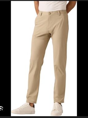 Rhone Khaki Classic Commuter Pants for Men sz 35